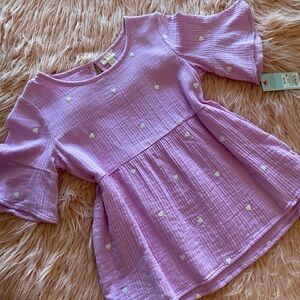 Cat & Jack Purple Heart Dress